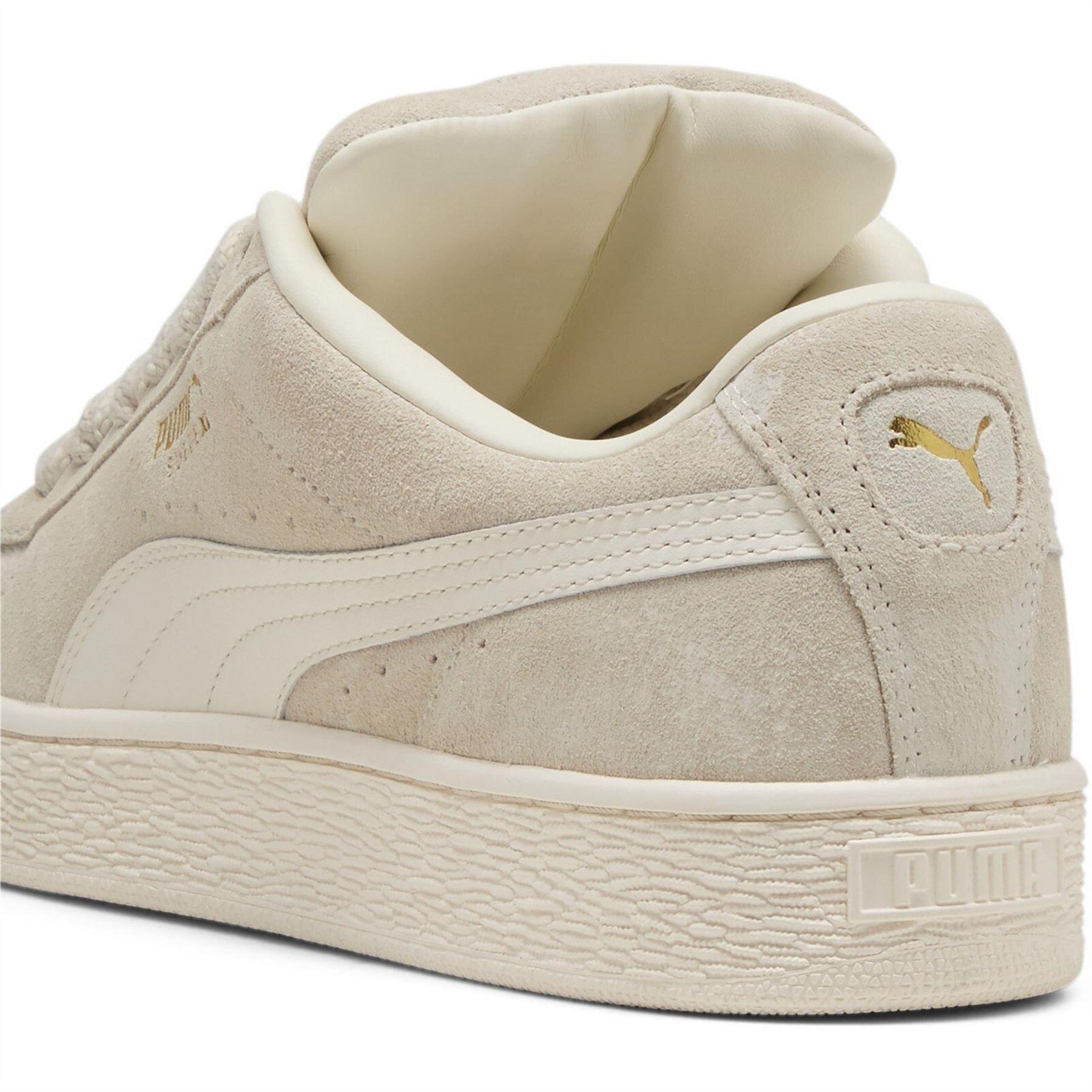 Alpine White - Pack Shot - Puma Womens-Ladies XL Leo Leopard Print Suede Trainers