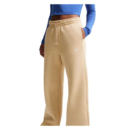 Linen - Side - Nike Womens-Ladies High Waist Sweatpants