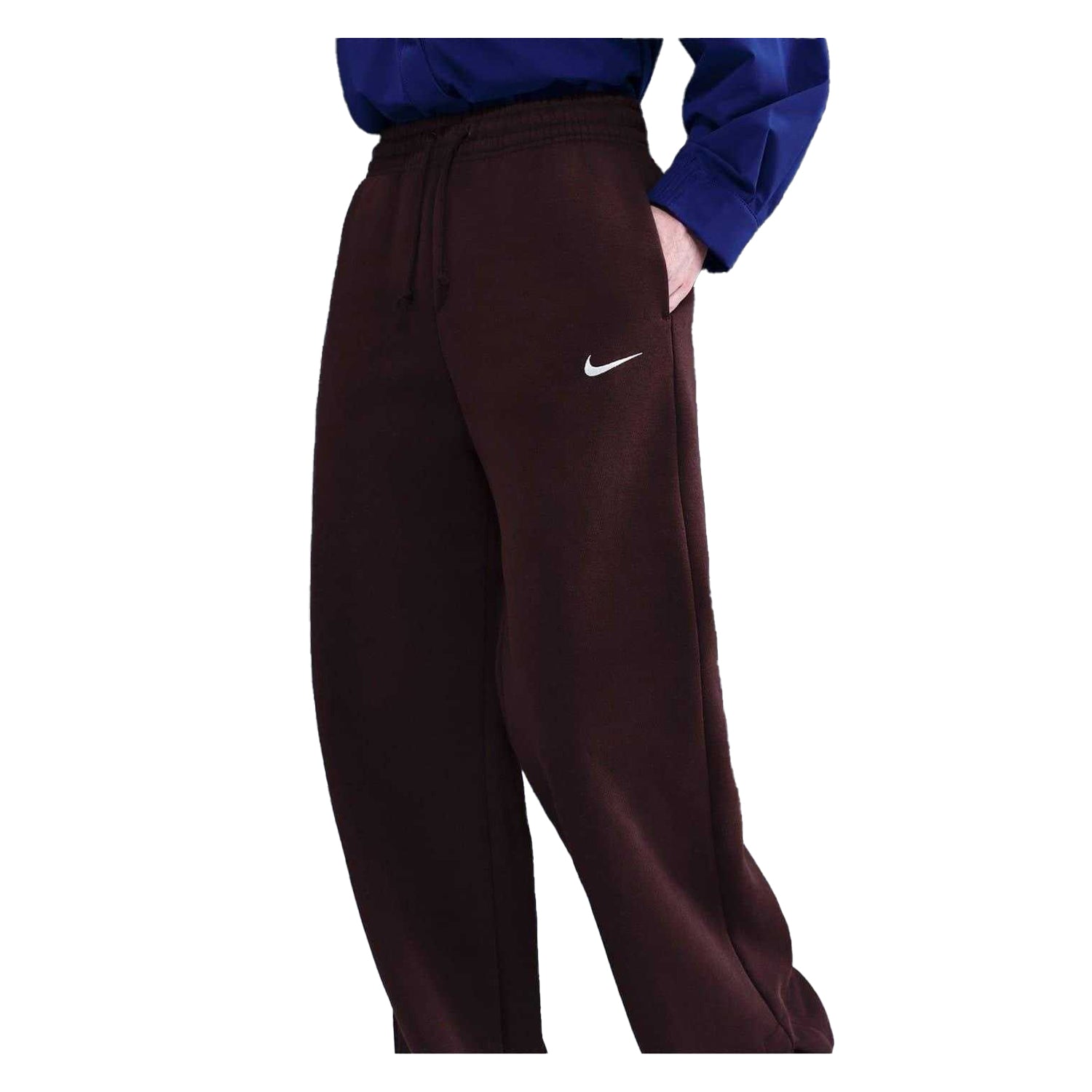 Burgundy - Lifestyle - Nike Womens-Ladies High Waist Sweatpants