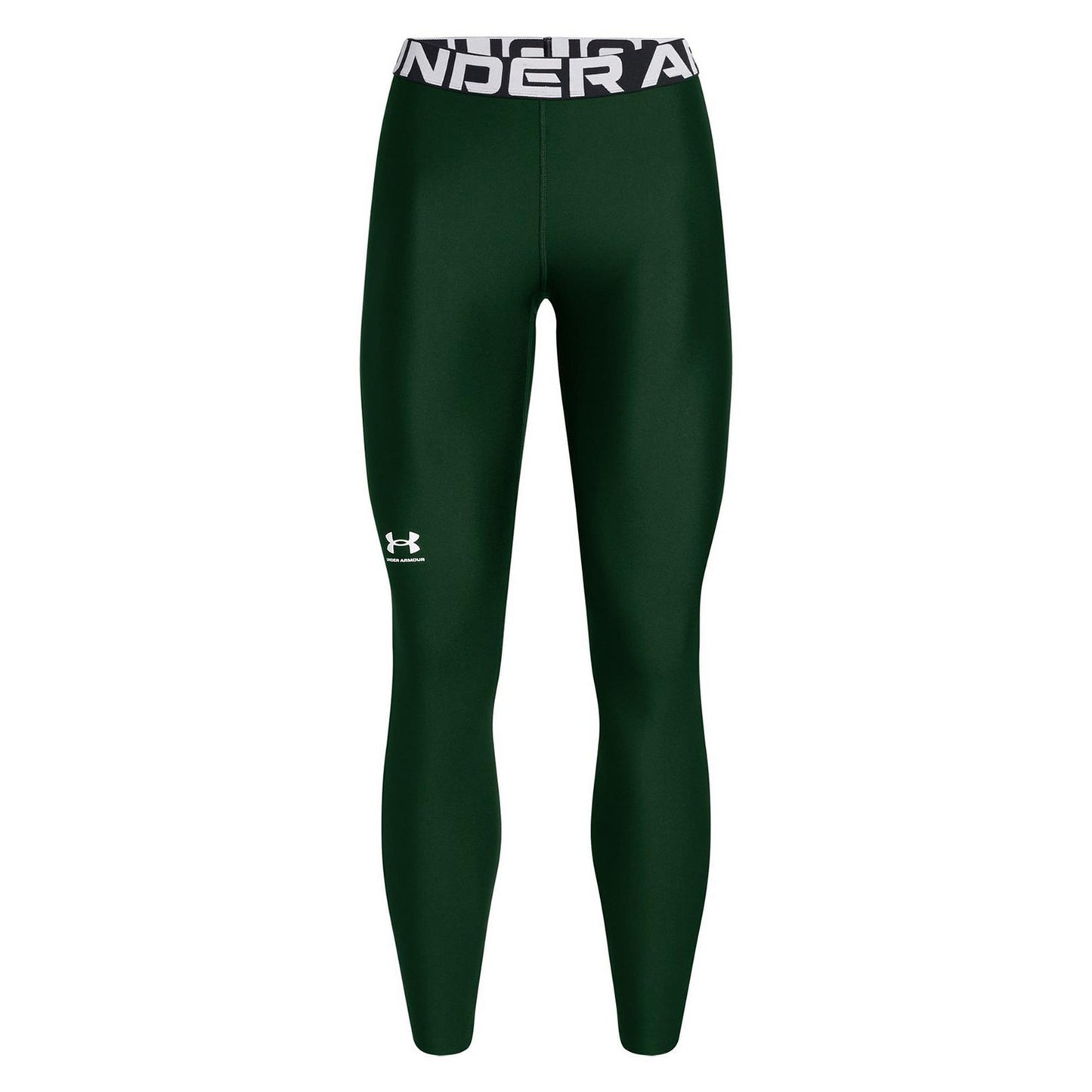 Green - Front - Under Armour Womens-Ladies HeatGear Leggings