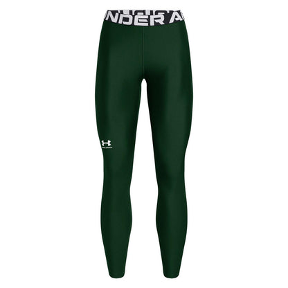 Green - Front - Under Armour Womens-Ladies HeatGear Leggings