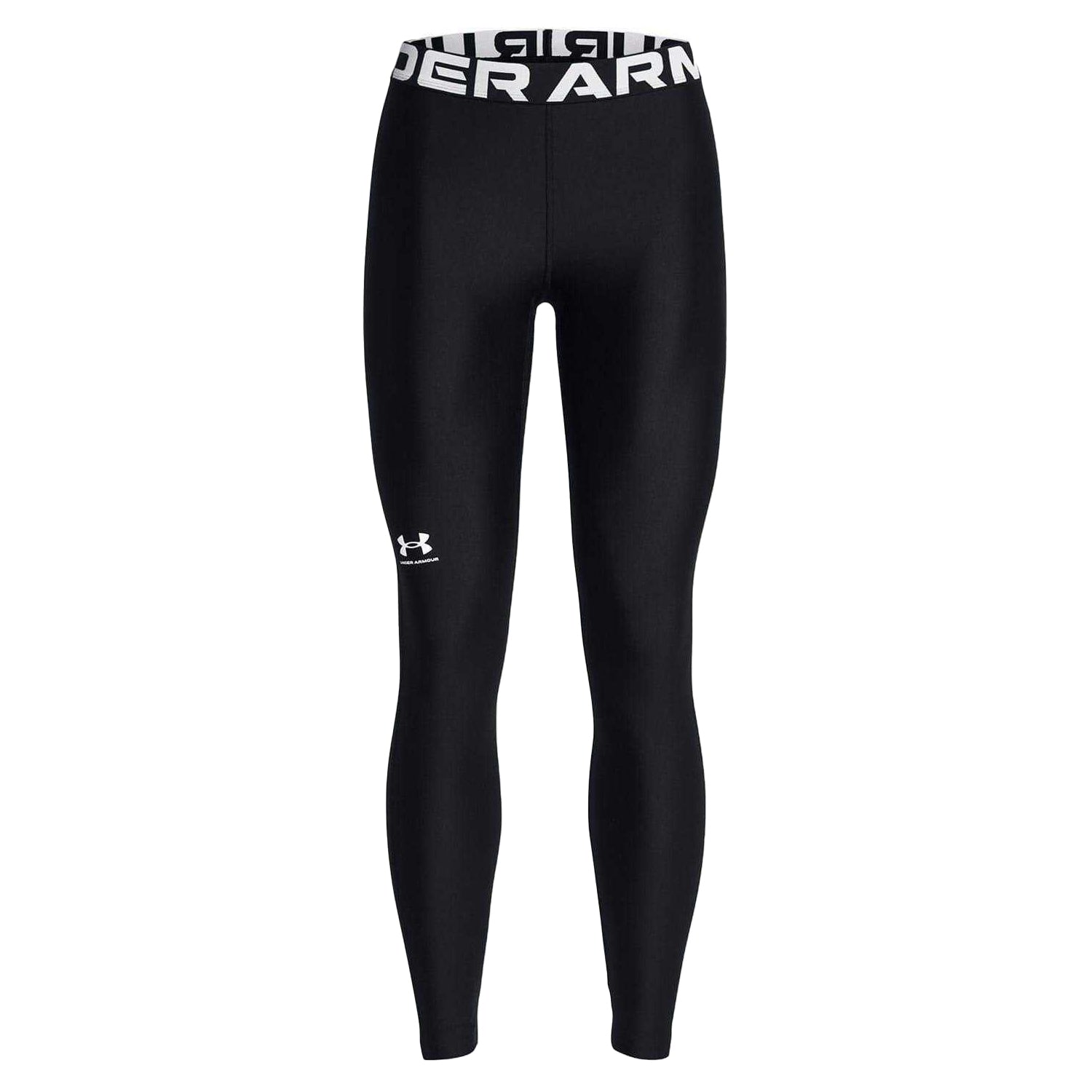 Black - Front - Under Armour Womens-Ladies HeatGear Leggings