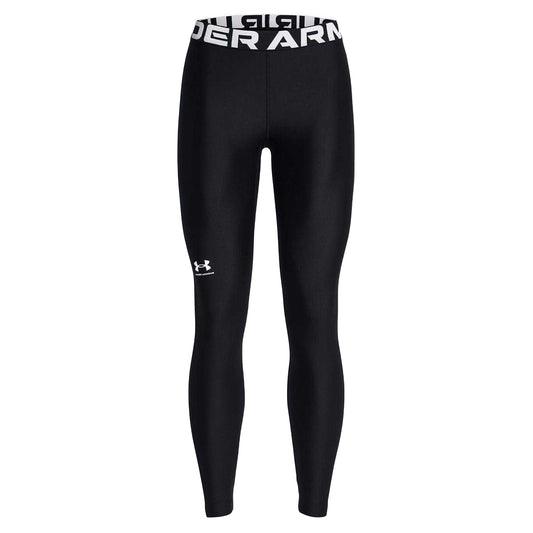 Black - Front - Under Armour Womens-Ladies HeatGear Leggings