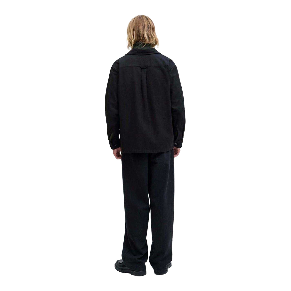 Black - Back - Jack And Jones Mens Overshirt