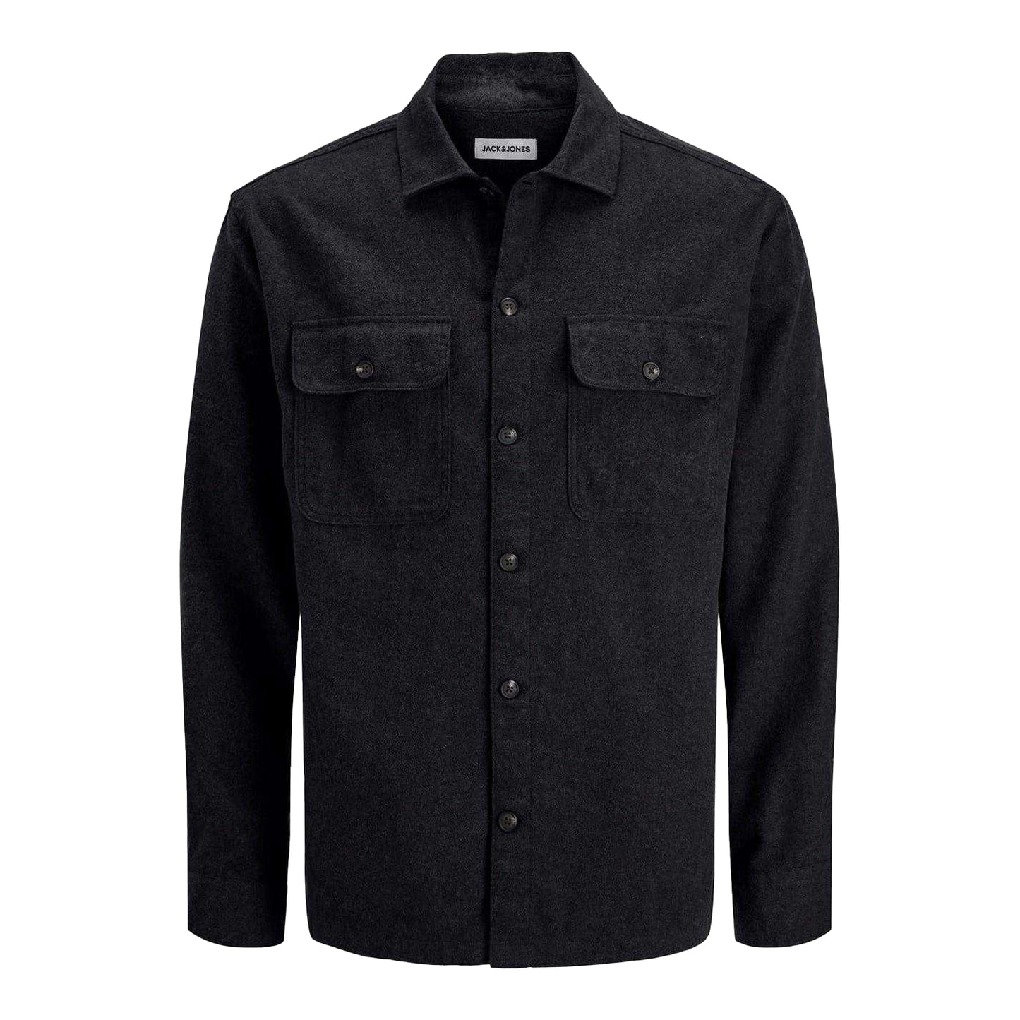 Black - Front - Jack And Jones Mens Overshirt