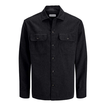 Black - Front - Jack And Jones Mens Overshirt