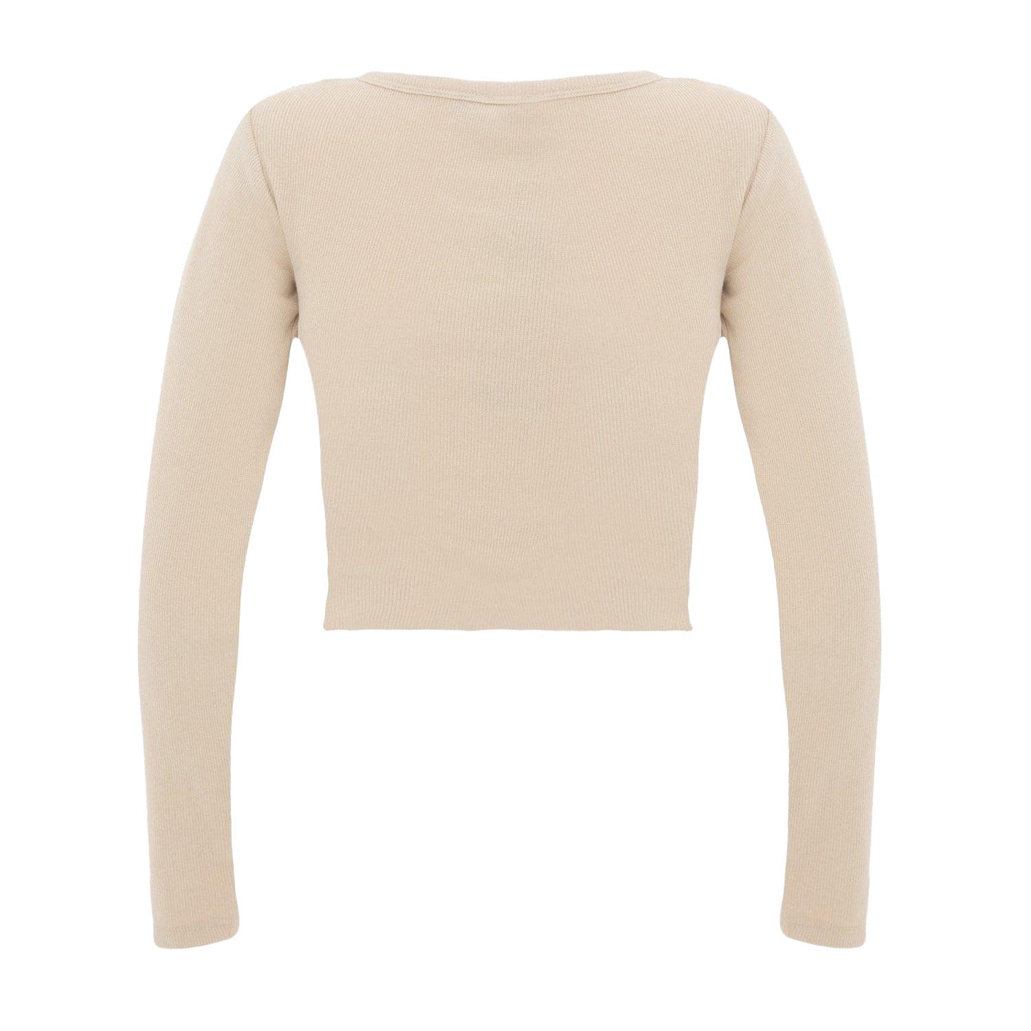 Stone - Back - I Saw It First Womens-Ladies Ruched Ribbed Top