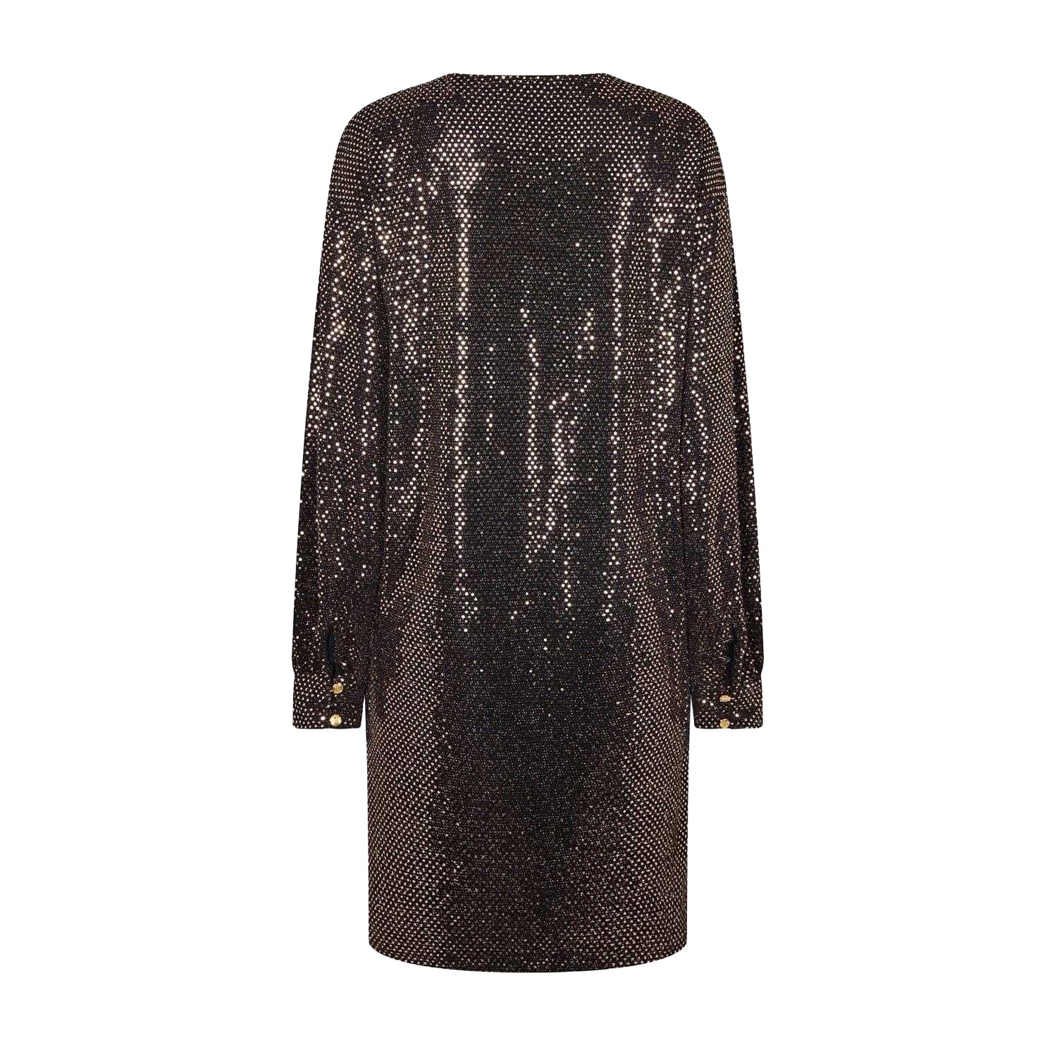 Metallic - Back - Biba Womens-Ladies Sparkle Tunic Dress