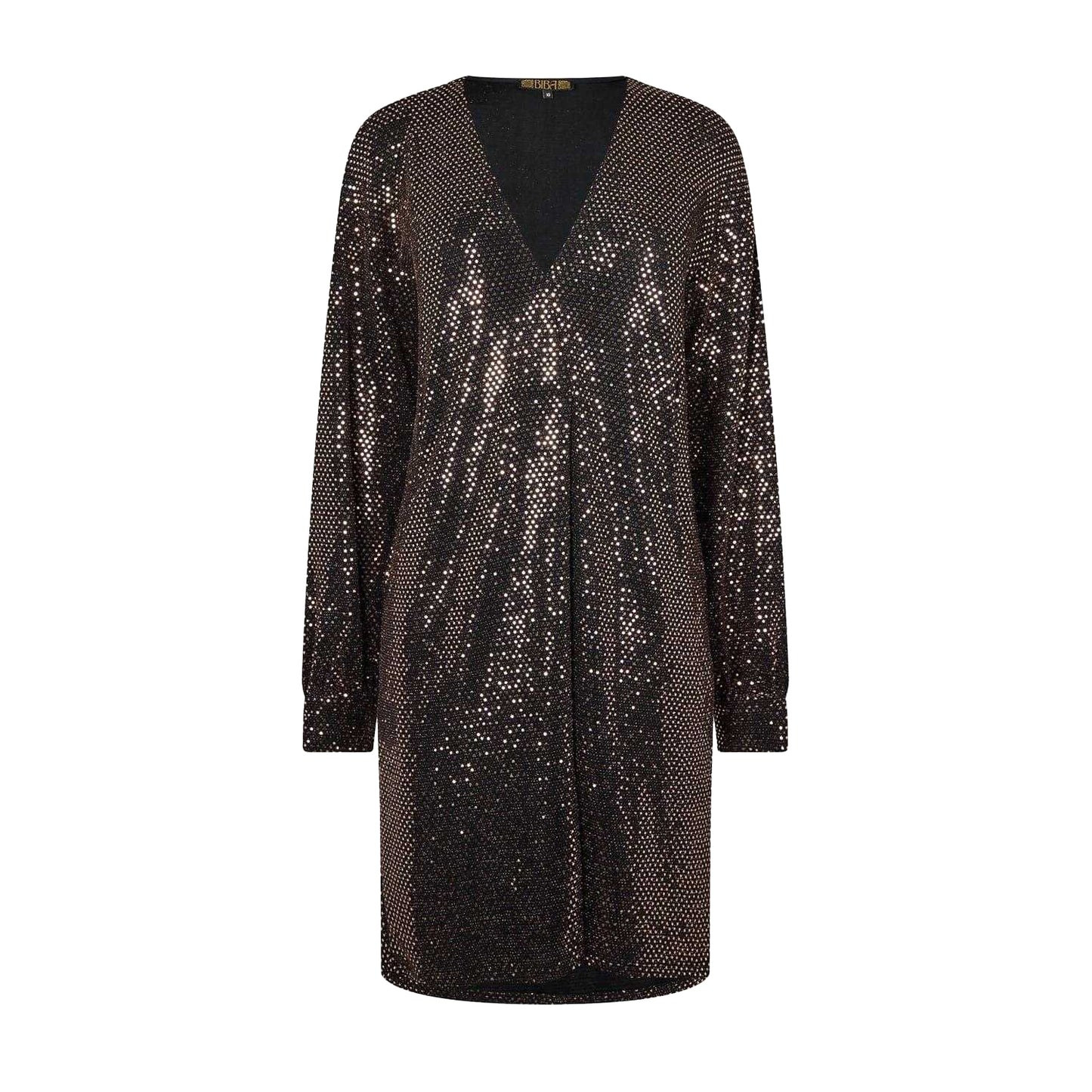 Metallic - Front - Biba Womens-Ladies Sparkle Tunic Dress