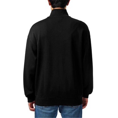 Black - Back - Hugo Mens Fleece Sweatshirt