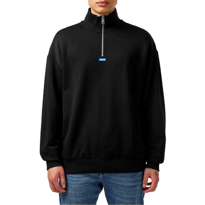 Black - Lifestyle - Hugo Mens Fleece Sweatshirt