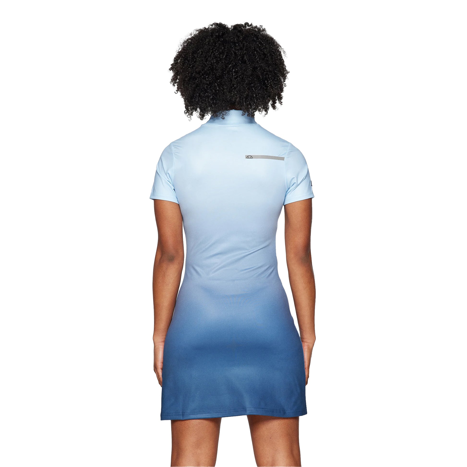 Light Blue - Back - Ellesse Womens-Ladies Rosalo Ombre T-Shirt Dress