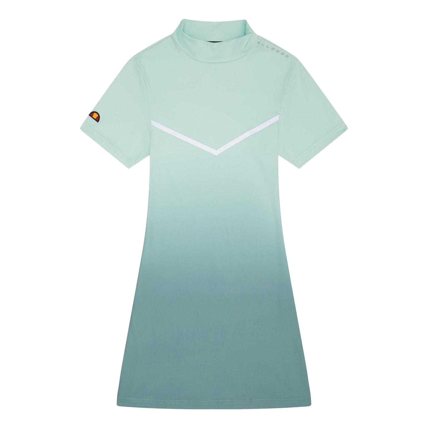 Light Green - Front - Ellesse Womens-Ladies Rosalo Ombre T-Shirt Dress