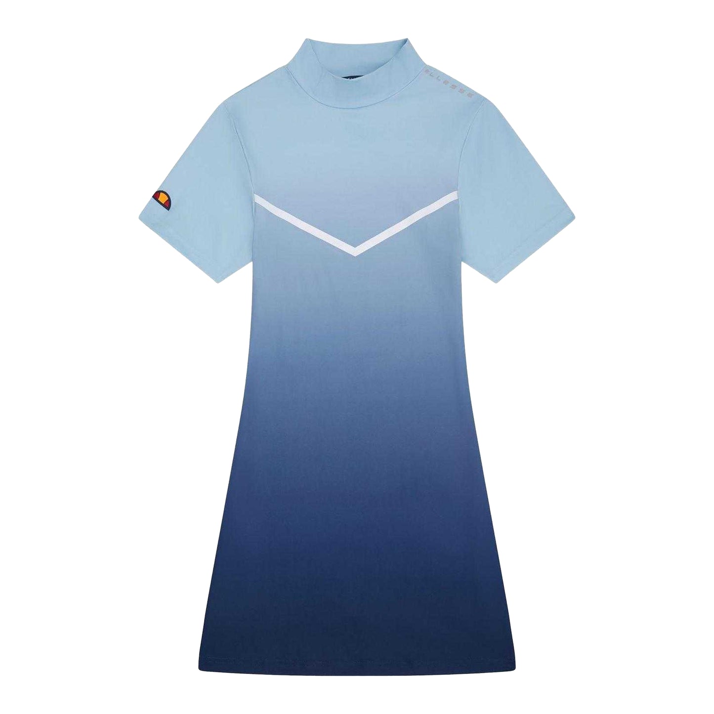 Light Blue - Front - Ellesse Womens-Ladies Rosalo Ombre T-Shirt Dress