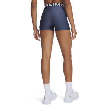 Frost Gray - Back - Under Armour Womens-Ladies HeatGear Compression Shorts