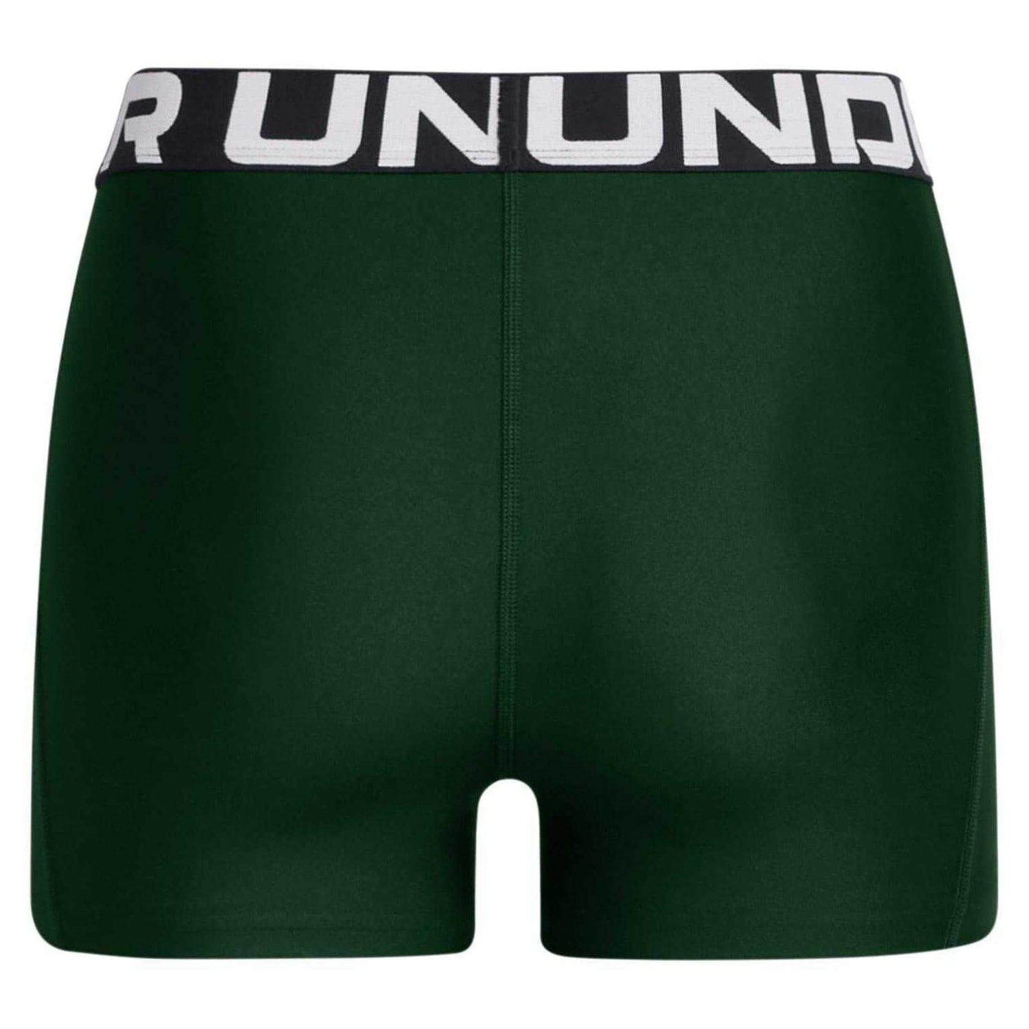 Forest Green - Back - Under Armour Womens-Ladies HeatGear Compression Shorts