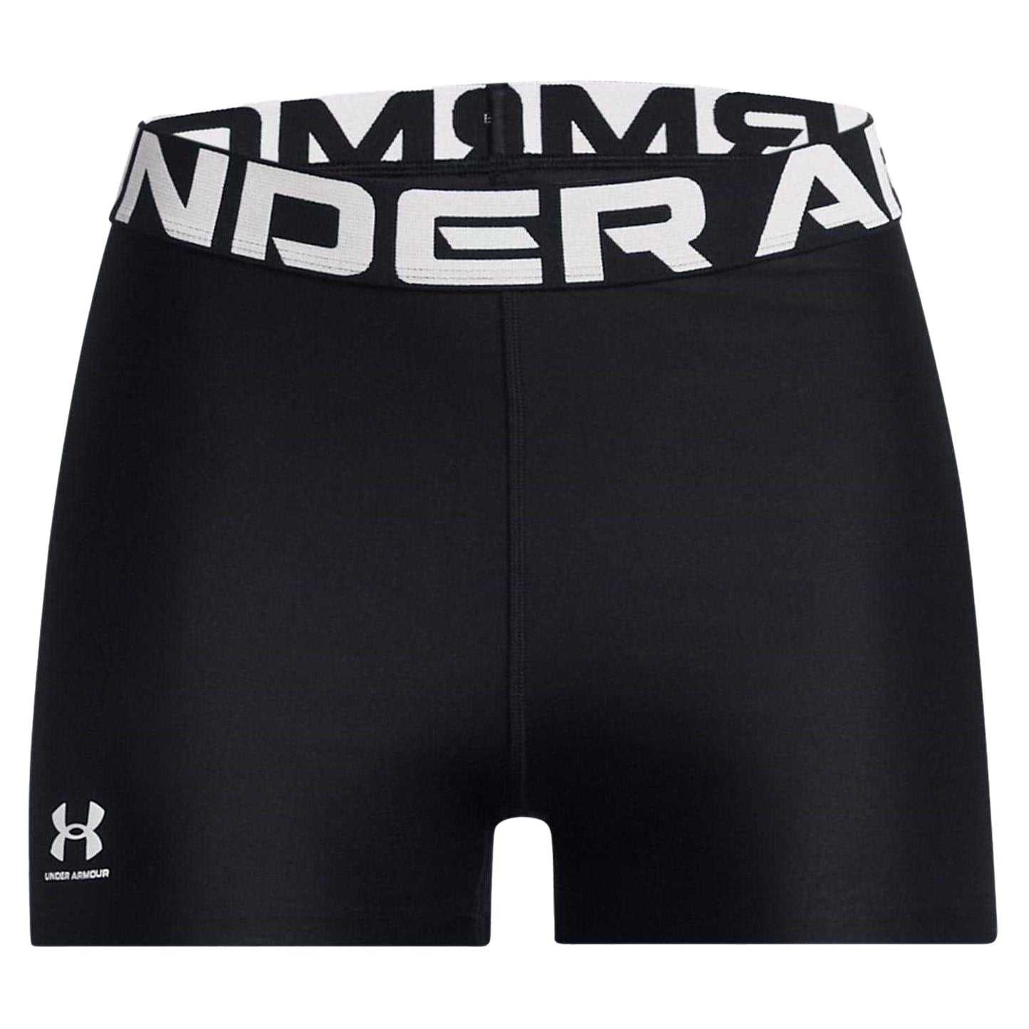 Black - Front - Under Armour Womens-Ladies HeatGear Compression Shorts