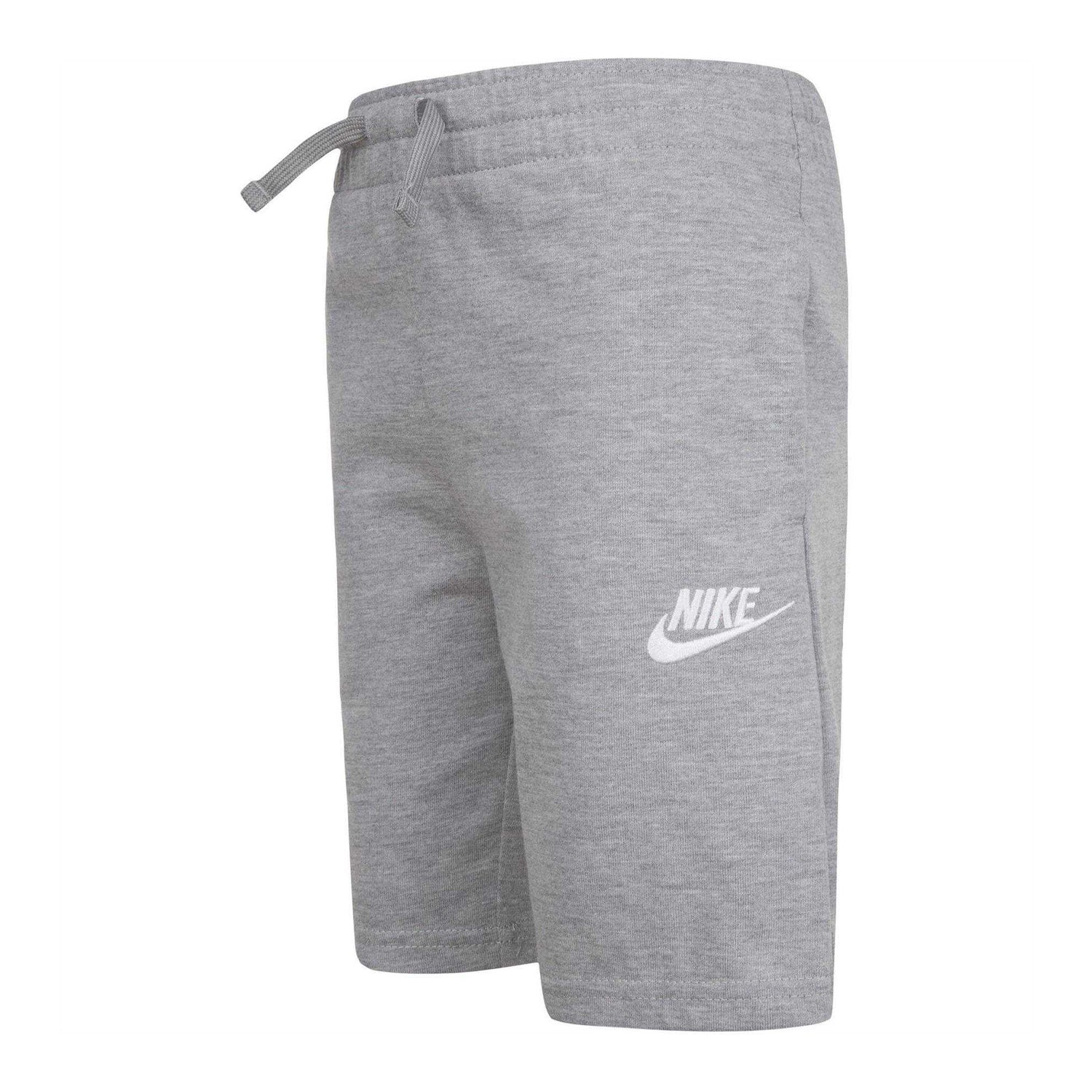 Grey - Side - Nike Childrens-Kids Infants Jersey Shorts