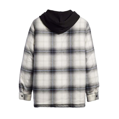 Grey - Back - Levis Unisex Adult Jack Worker Hooded Overshirt