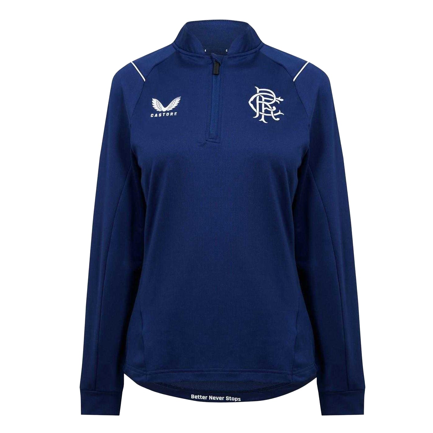 Navy - Front - Rangers FC Unisex Adult Sweatshirt