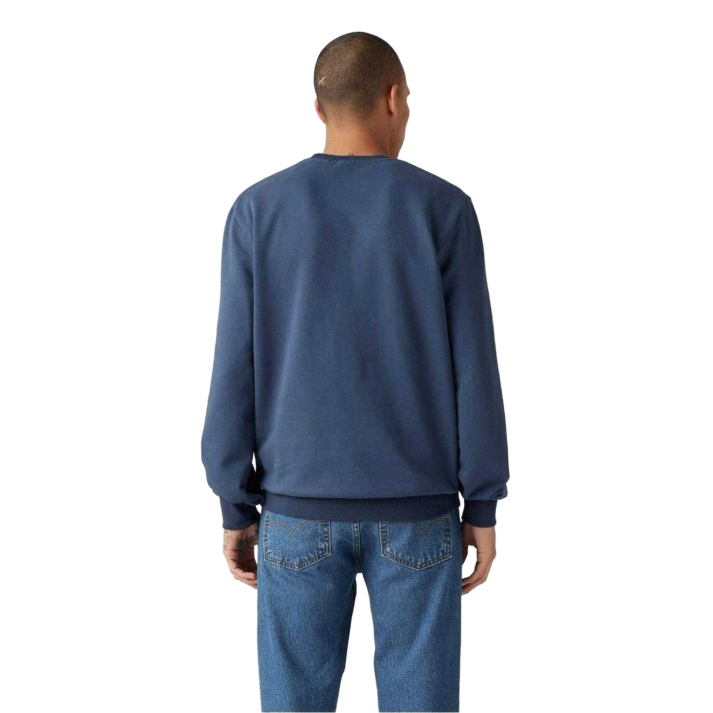 Sargasso Sea - Back - Levis Mens Crew Neck Sweatshirt