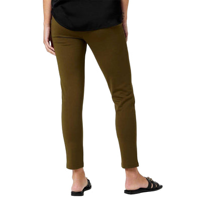 Khaki Green - Back - Biba Womens-Ladies Ponte Slim Leggings