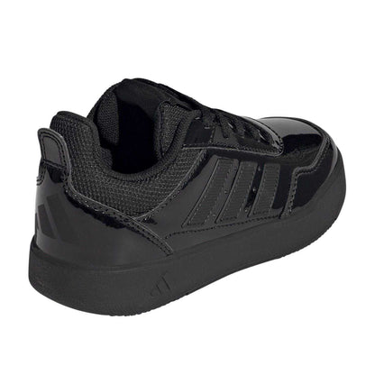 Black Patent - Back - Adidas Childrens-Kids Tensaur Trainers
