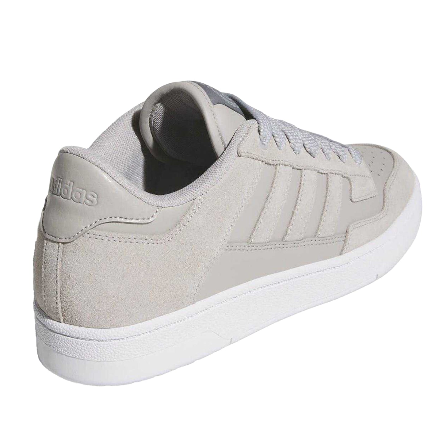Multicoloured - Back - Adidas Womens-Ladies Rapid Court Stripes Shoes