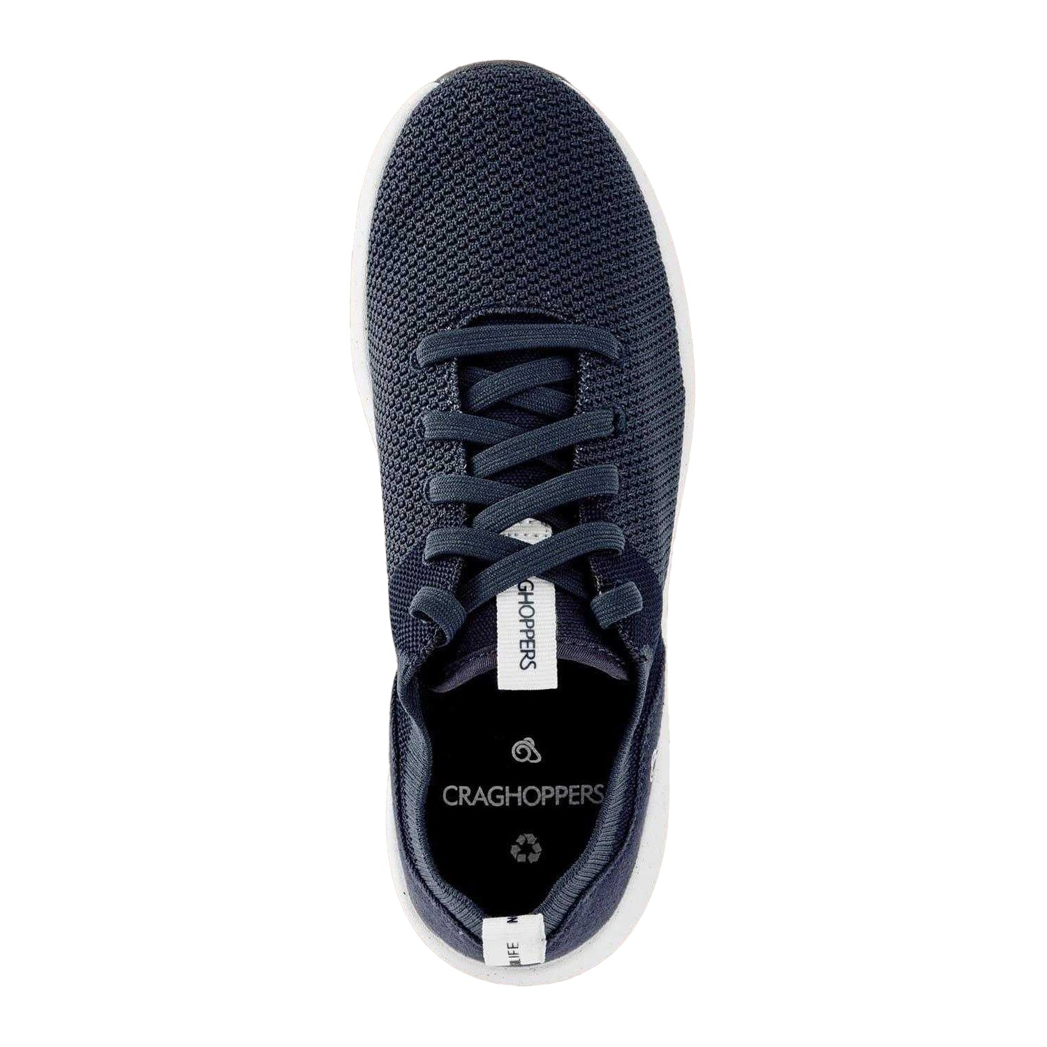 Blue Navy - Back - Craghoppers Womens-Ladies Eco-Lite Trainers