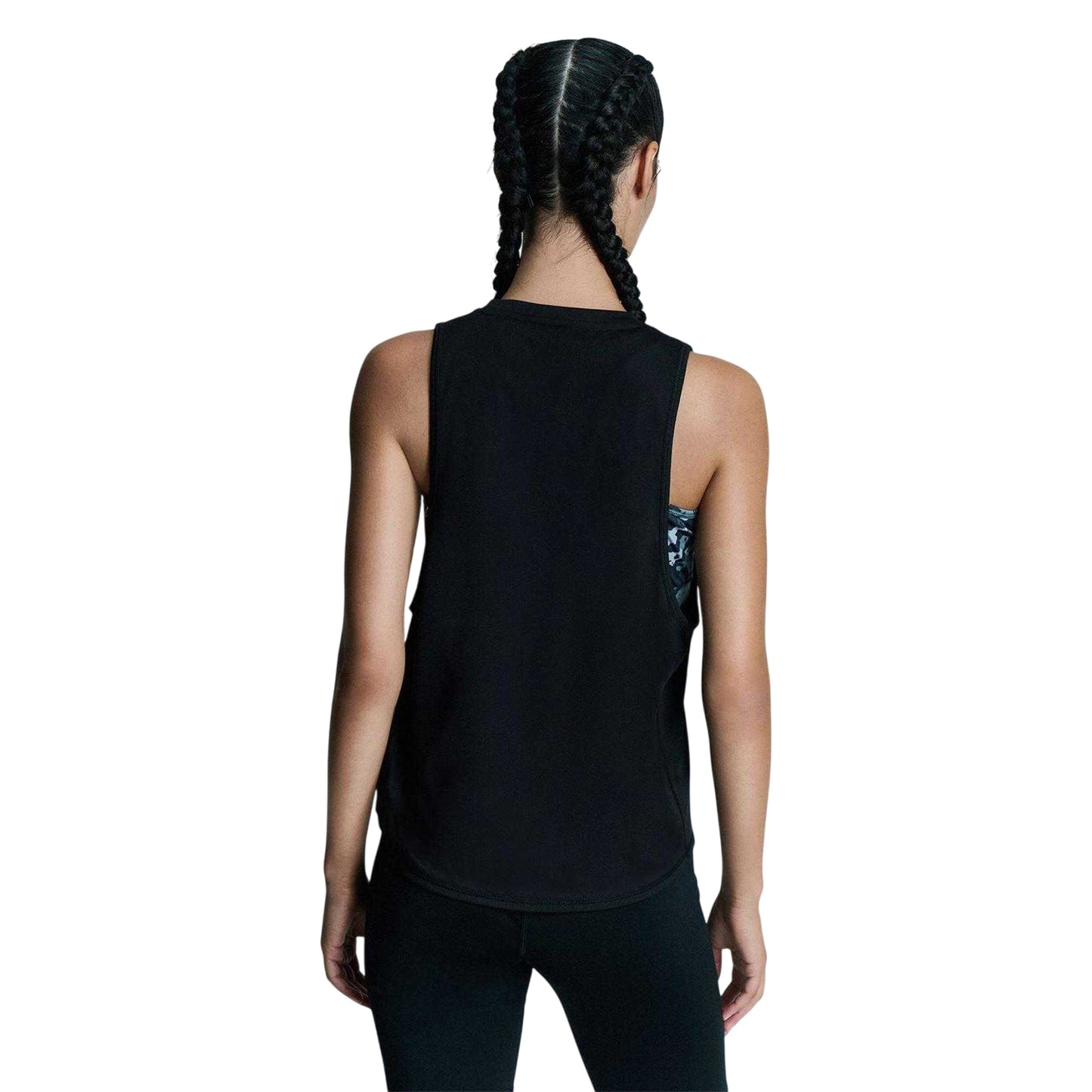 Black - Back - Champion Womens-Ladies Quick Dry Sleeveless Top