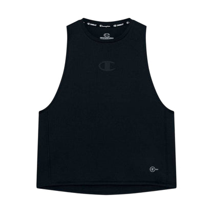 Black - Front - Champion Womens-Ladies Quick Dry Sleeveless Top