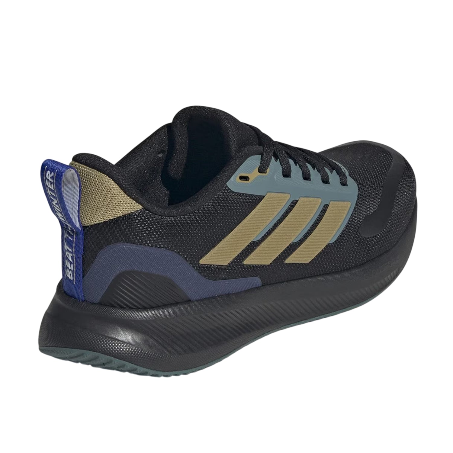 Black - Back - Adidas Childrens-Kids Runfalcon 5 Trainers