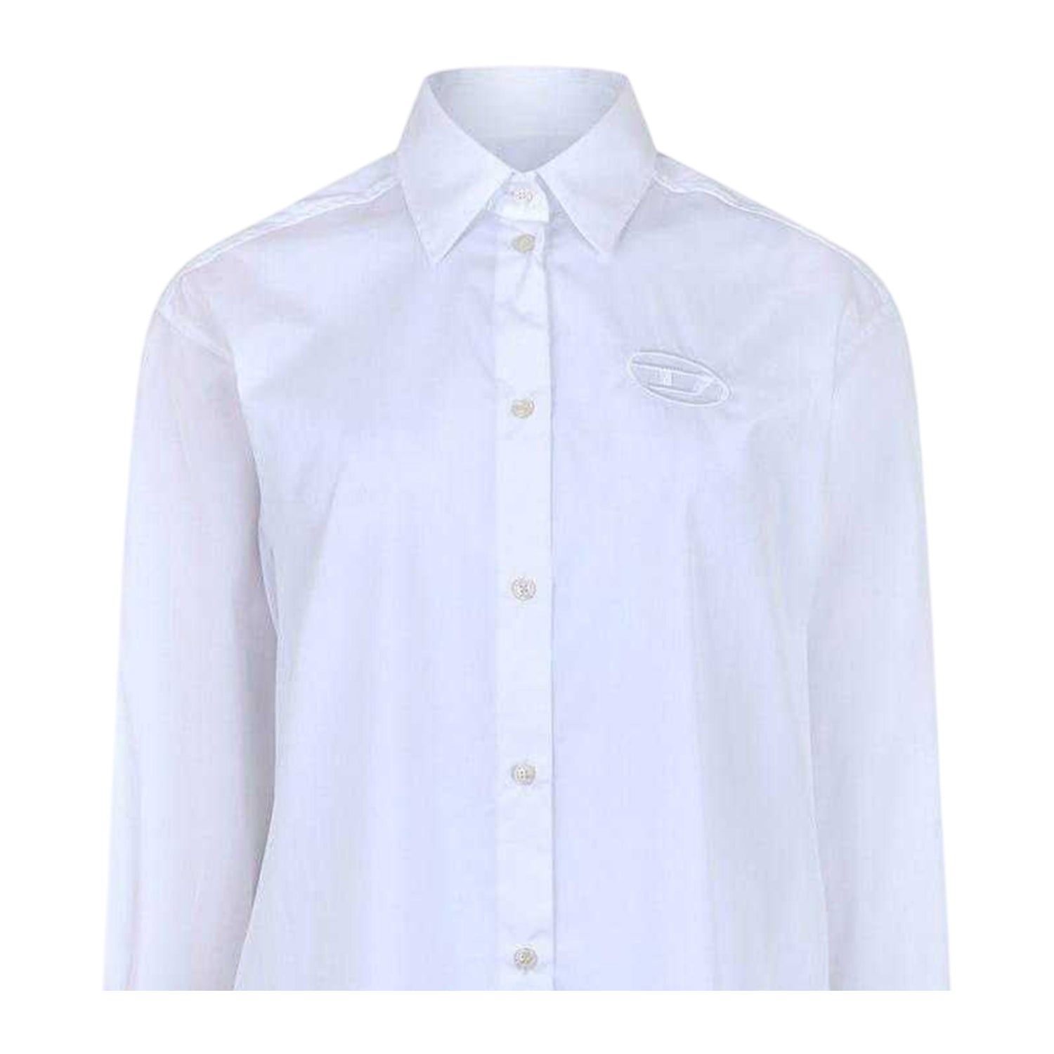 Bright White - Back - Diesel Womens-Ladies Lunar B Abito Shirt Dress