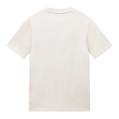 Beige - Back - Napapijri Mens Fiemme Crew Neck Oversized T-Shirt