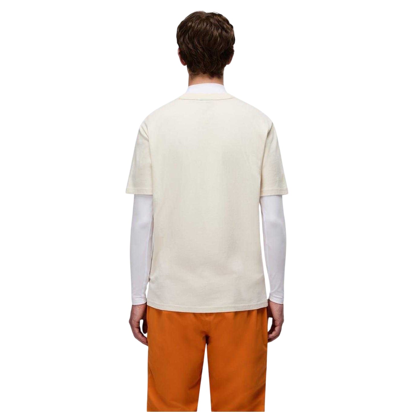 Beige - Lifestyle - Napapijri Mens Fiemme Crew Neck Oversized T-Shirt