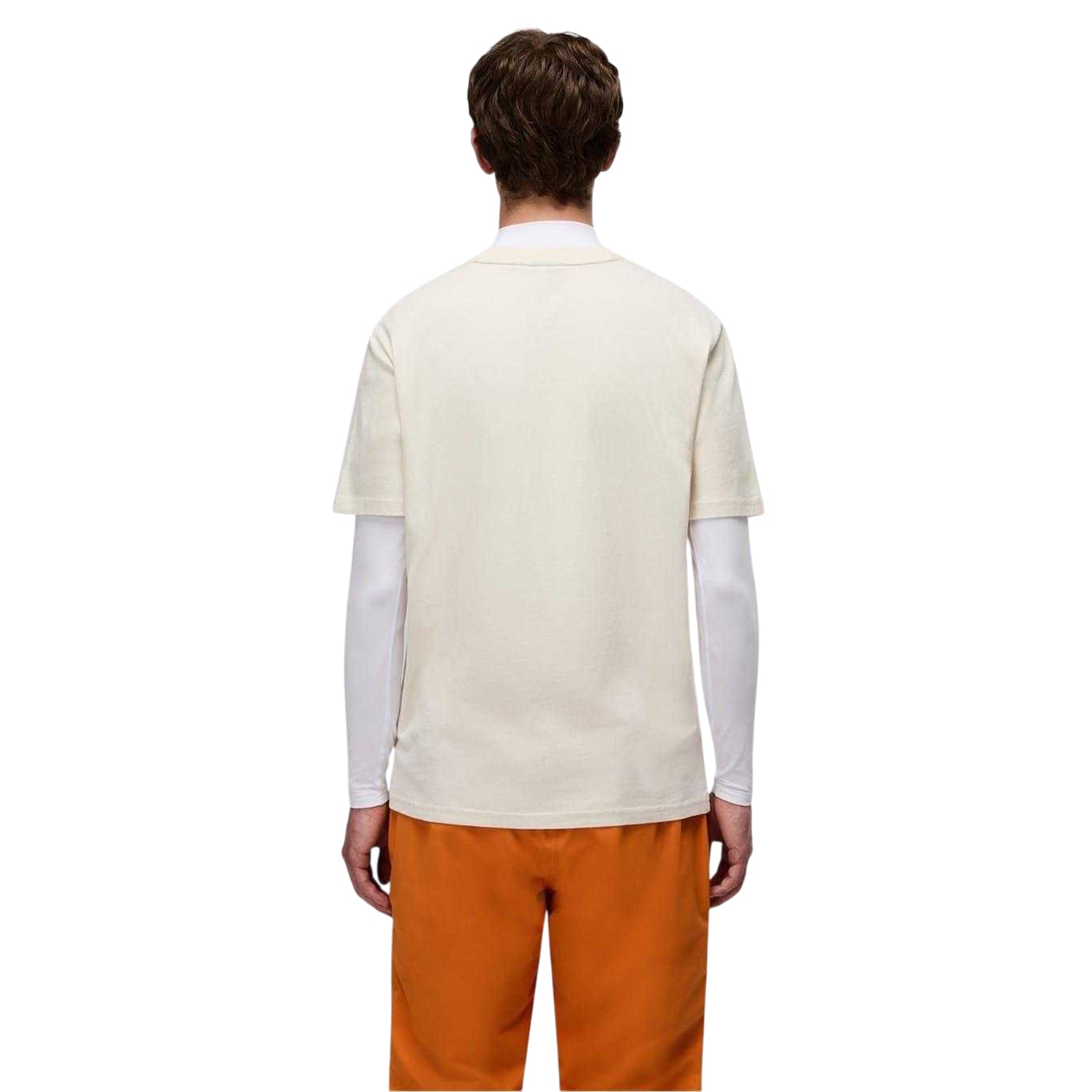 Beige - Lifestyle - Napapijri Mens Fiemme Crew Neck Oversized T-Shirt