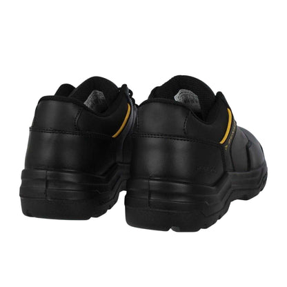 Black - Back - Dunlop Mens Kansas Leather Safety Shoes