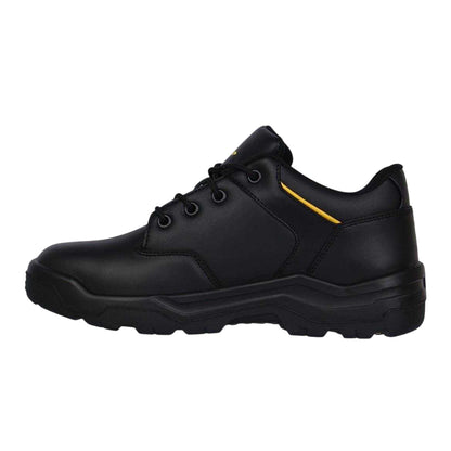Black - Side - Dunlop Mens Kansas Leather Safety Shoes