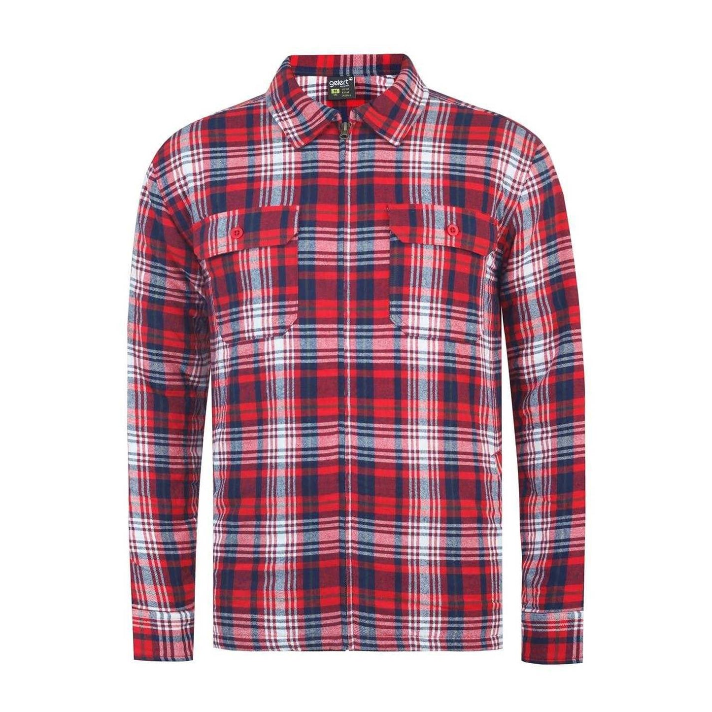 Red - Front - Gelert Mens Regular Long-Sleeved Shirt