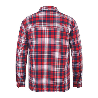 Red - Back - Gelert Mens Regular Long-Sleeved Shirt