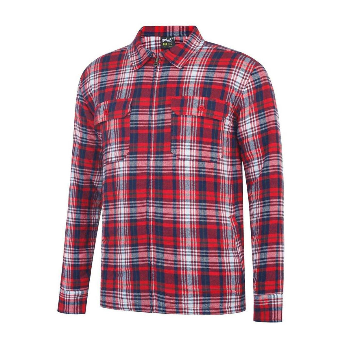 Red - Side - Gelert Mens Regular Long-Sleeved Shirt