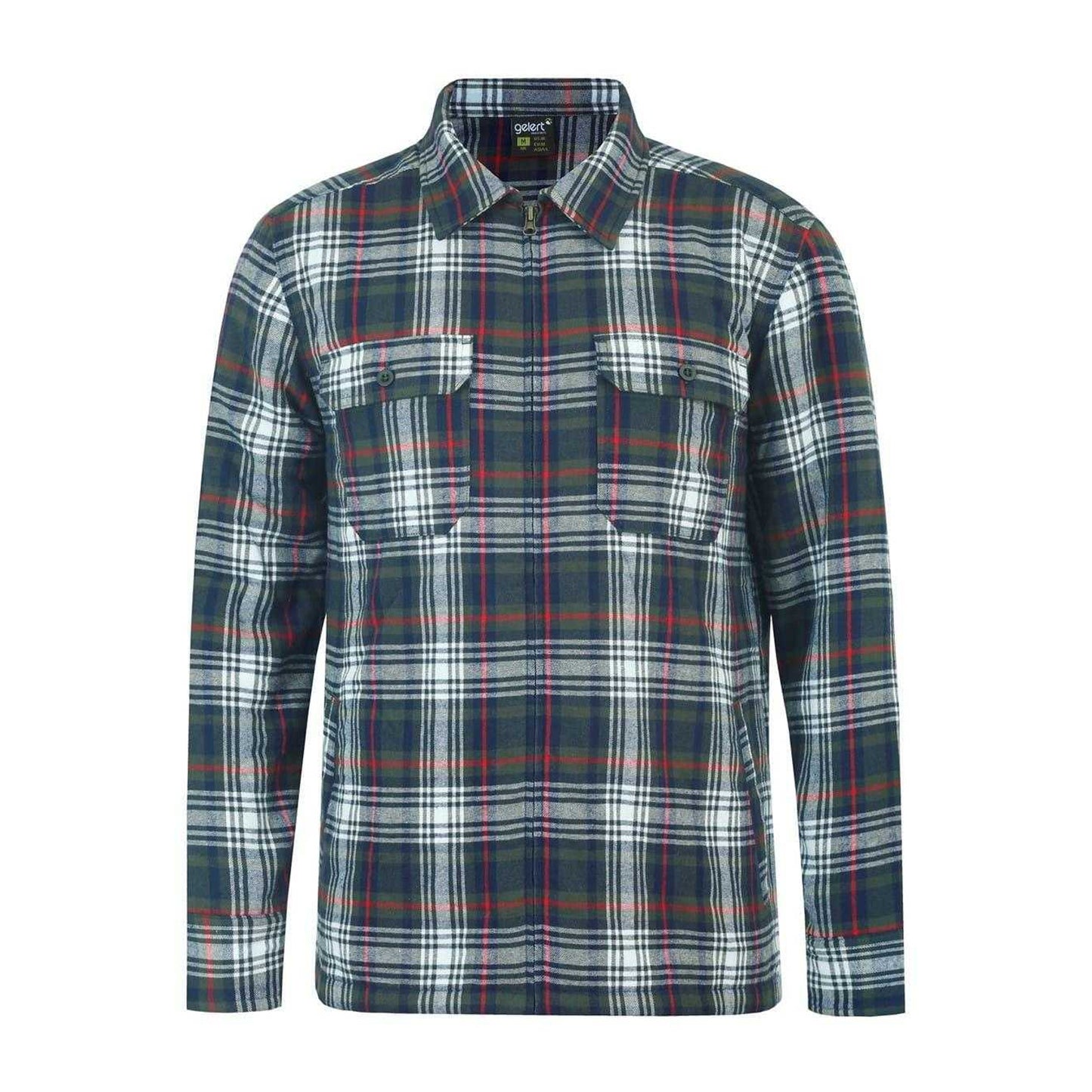 Green - Front - Gelert Mens Regular Long-Sleeved Shirt