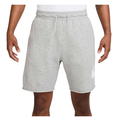 Grey - Front - Nike Mens Club Alum Shorts