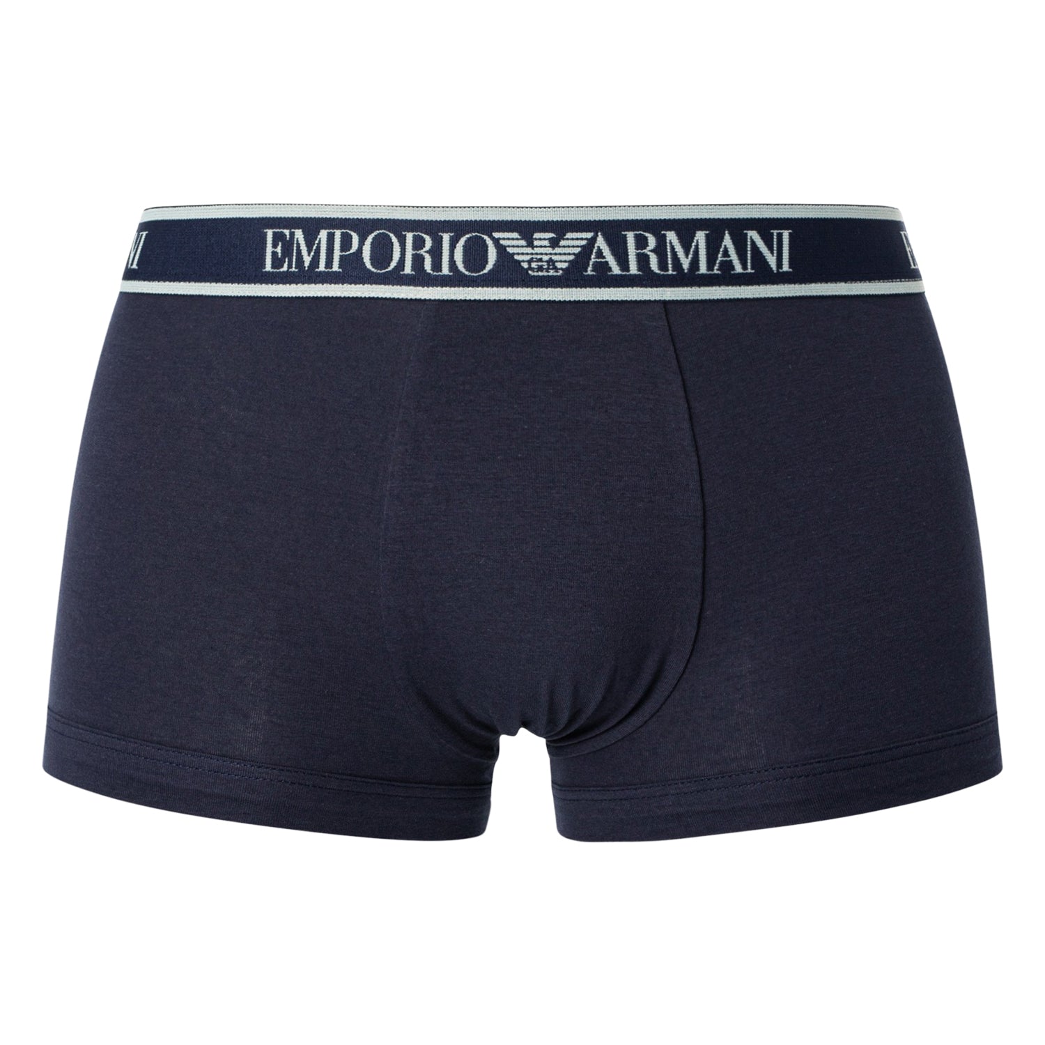 Multicoloured - Back - Emporio Armani Mens Boxer Shorts (Pack of 3)