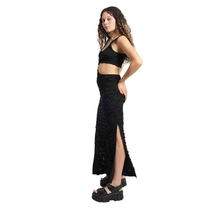 Black - Back - The Ragged Priest Womens-Ladies Nightshade Maxi Dress