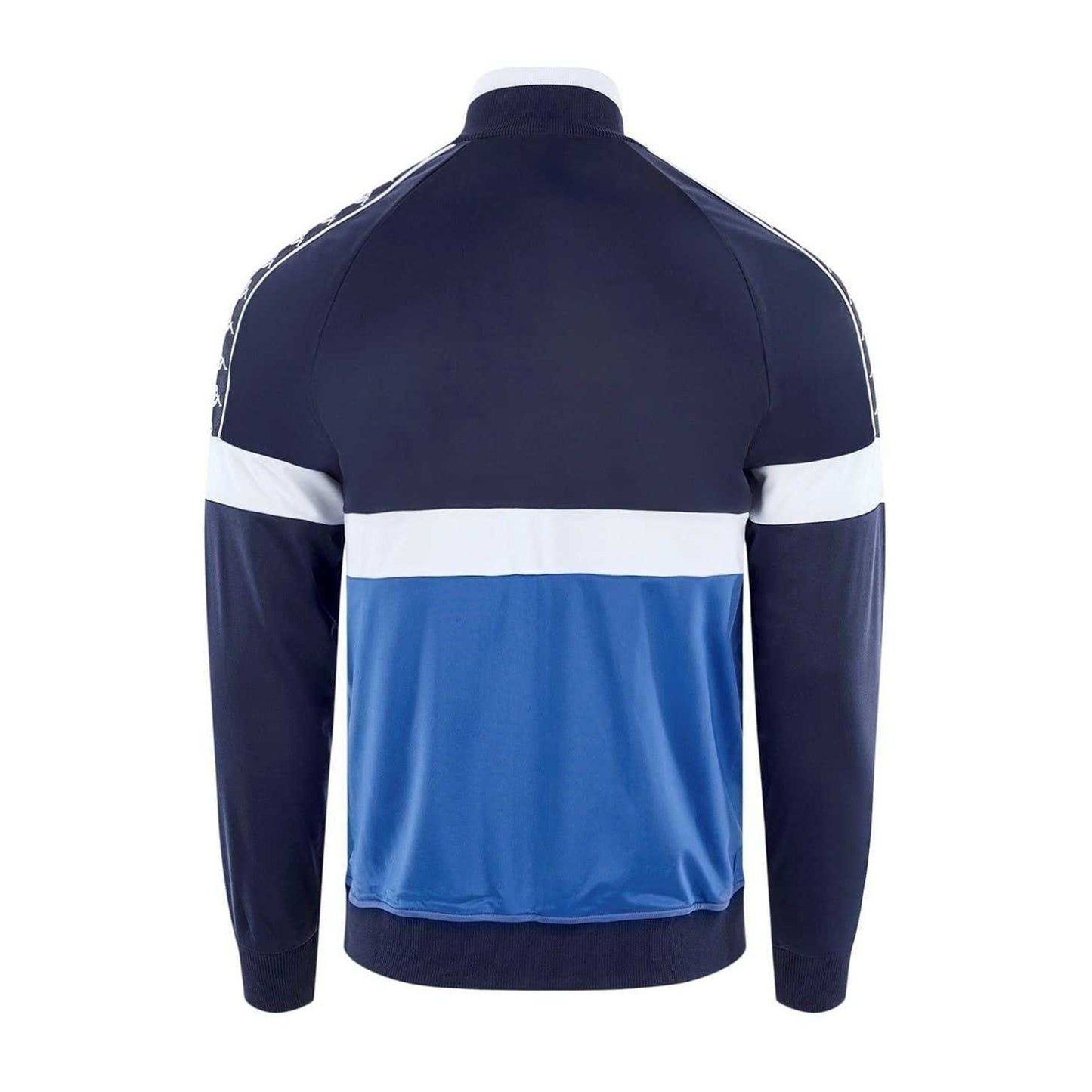 Navy - Back - Kappa Mens Colour Block Regular Raglan Track Jacket
