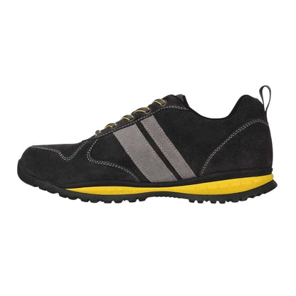 Charcoal - Side - Dunlop Mens Houston Leather Safety Shoes