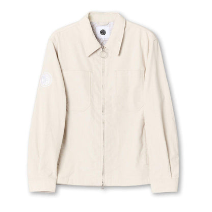 Stone - Front - Pretty Green Mens Corduroy Overshirt