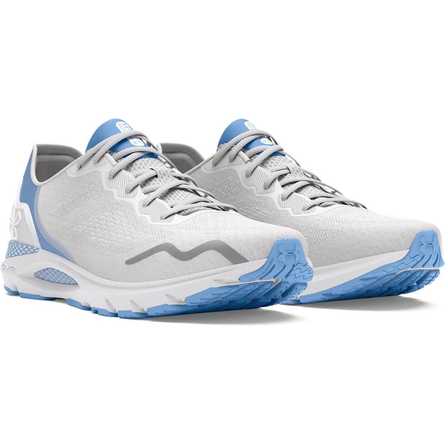 Grey - Side - Under Armour Mens Hovr Sonic 6 Running Trainers
