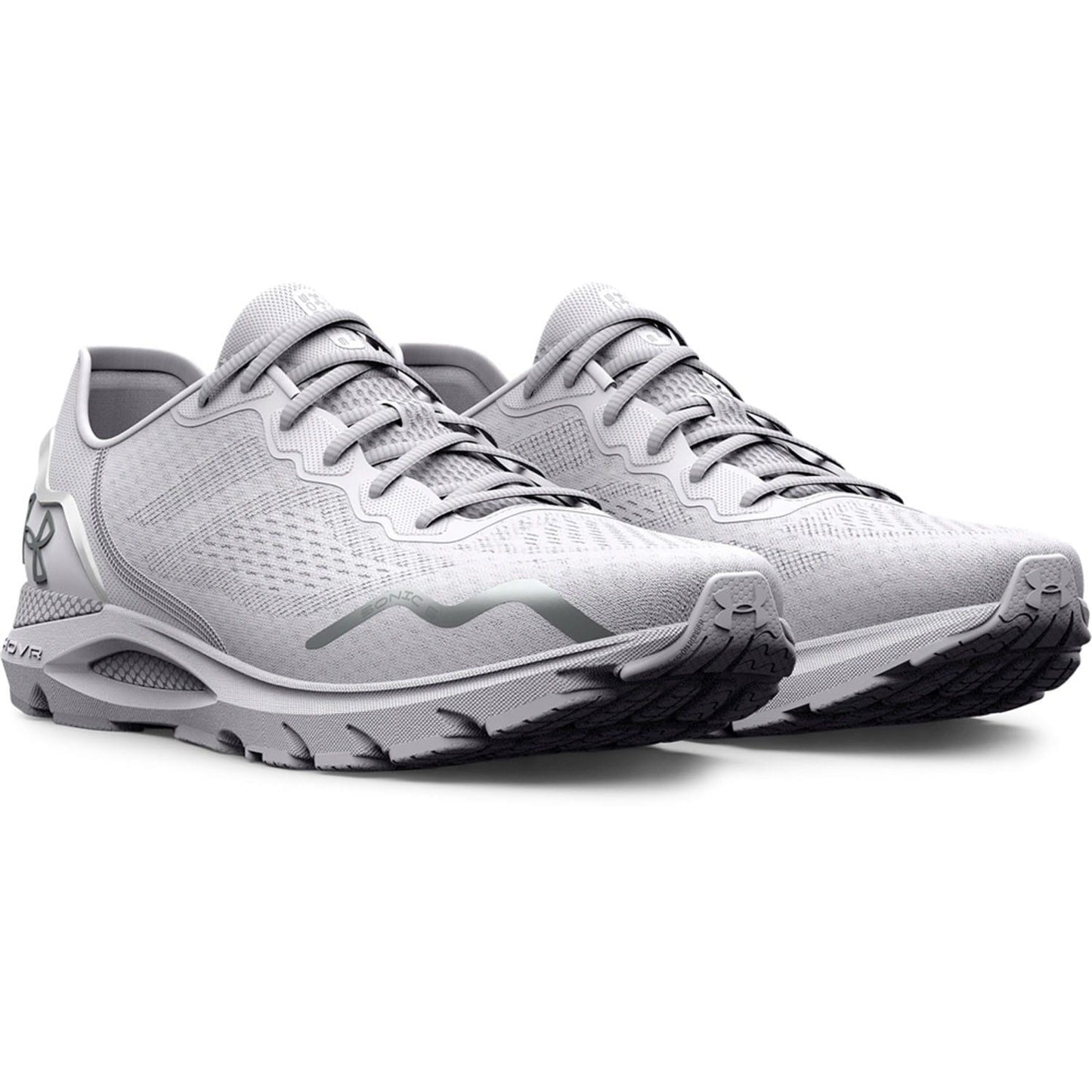 White - Side - Under Armour Mens Hovr Sonic 6 Running Trainers